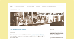 Desktop Screenshot of ancestorsinaprons.com