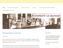 Tablet Screenshot of ancestorsinaprons.com